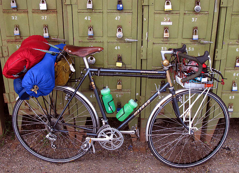 Miyata 1000 - rigged for touring