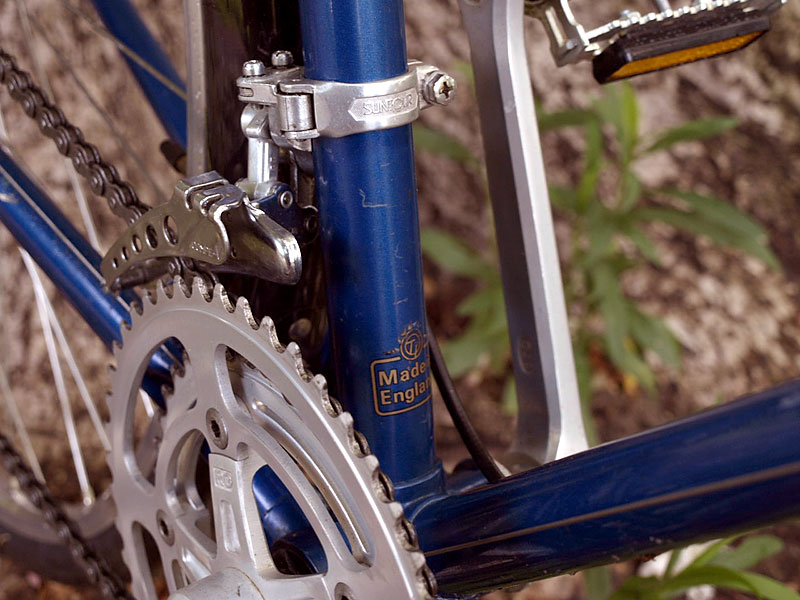 Raleigh Grand Prix - bottom bracket detail