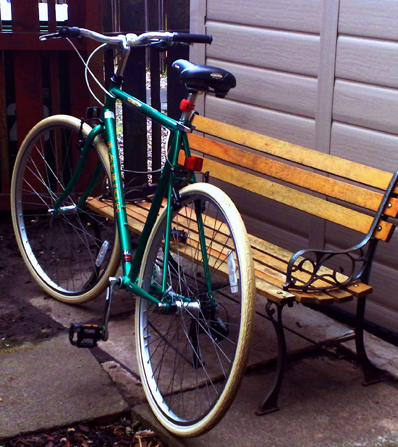 Raleigh Pioneer Trail 2000 - rear view