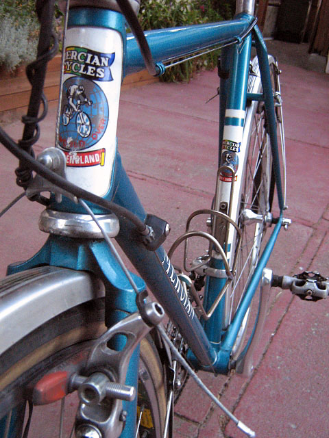 Mercian King of Mercia - headtube detail