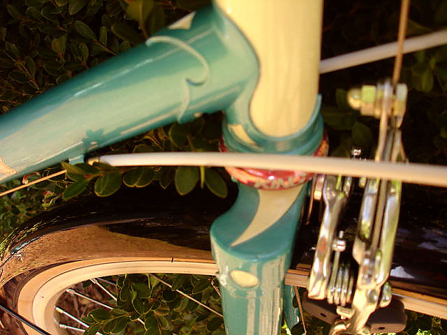 Rivendell Bleriot - fork crown detail