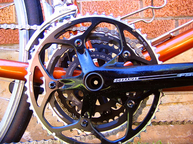 Co-Motion Tandem - stoker crankset detail