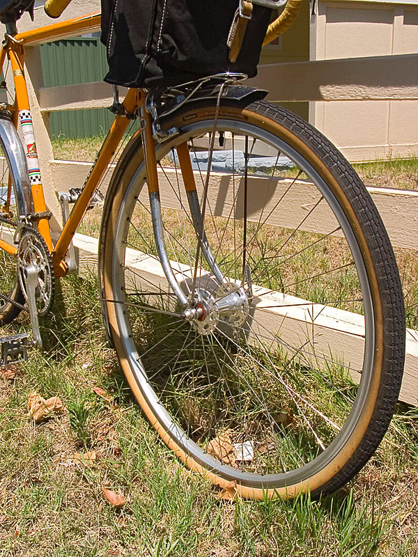 Peugeot PE-8 650B Conversion - front end detail