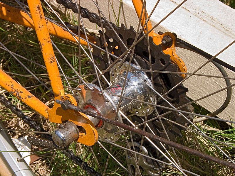 Peugeot PE-8 650B Conversion - Custom Phil Wood Hub