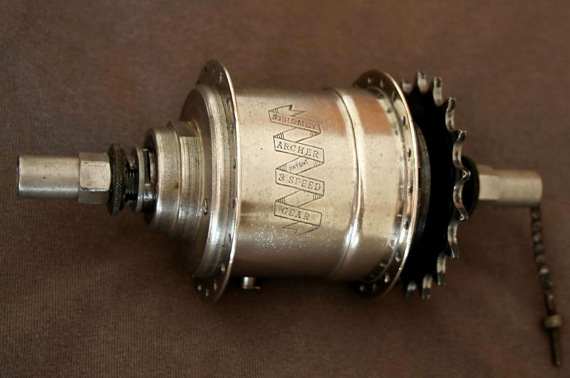 Sturmey-Archer Hub - roll mark logo