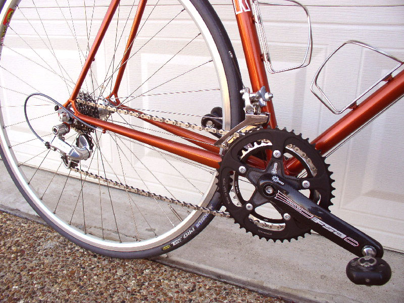 Hujsak Road Frame - drivetrain detail