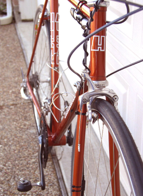 Hujsak Road Frame - headtube detail