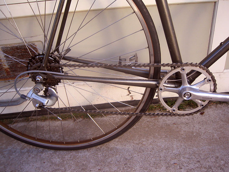 Univega Super Strada - drivetrain detail