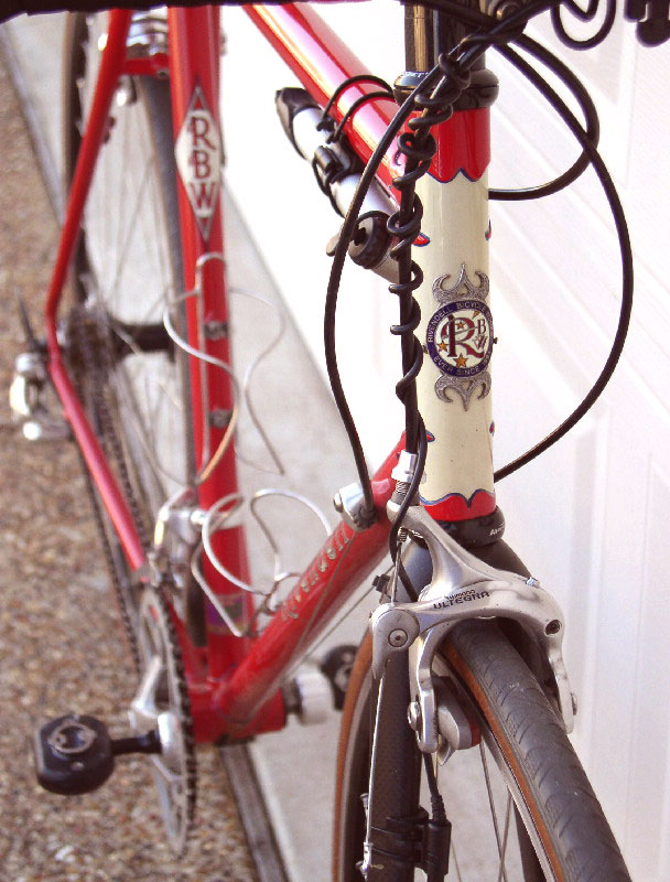 Rivendell Longlow - headtube detail