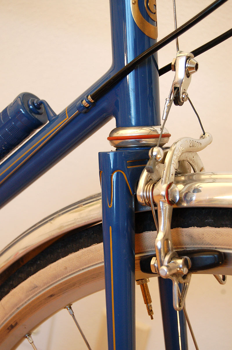Curt Goodrich Gent's Bike - front end detail