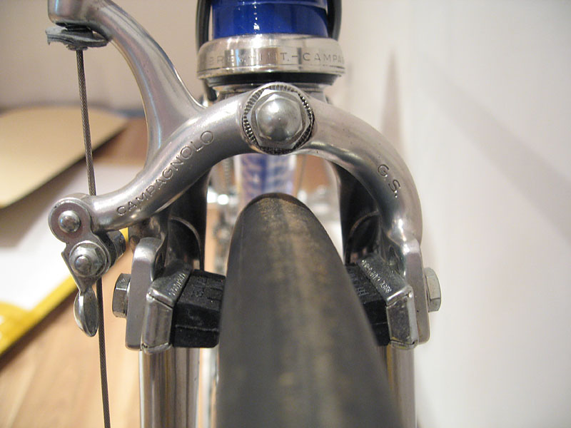 Colnago - Campy front brake detail