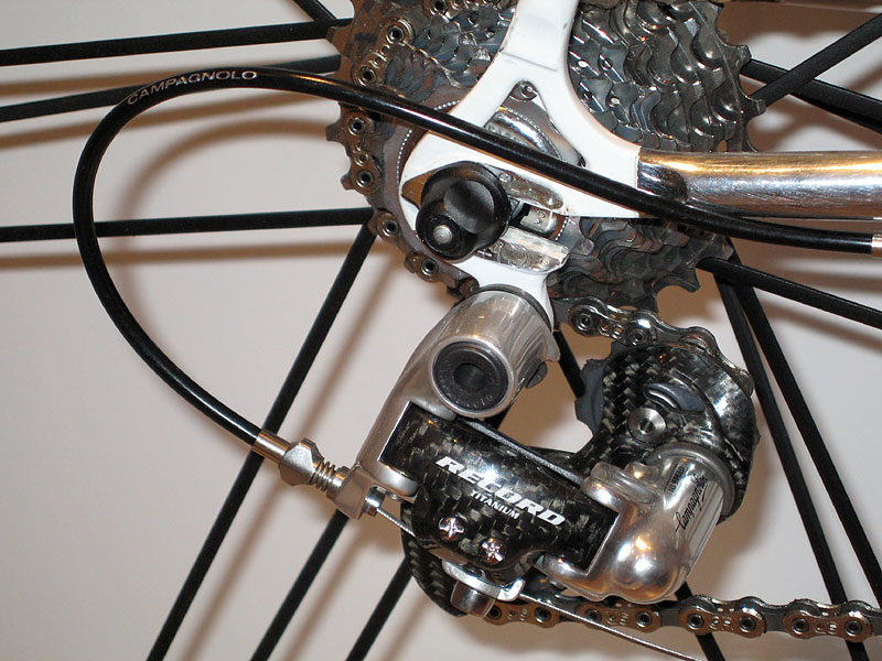 Colnago - Campy rear derailleur detail