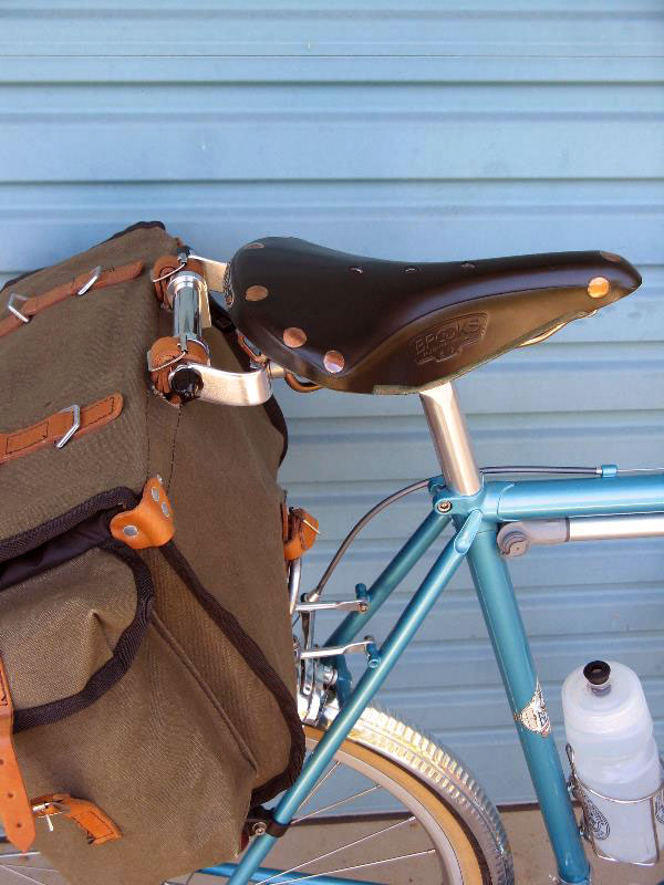 Rivendell Bleriot - saddle, bag & fender