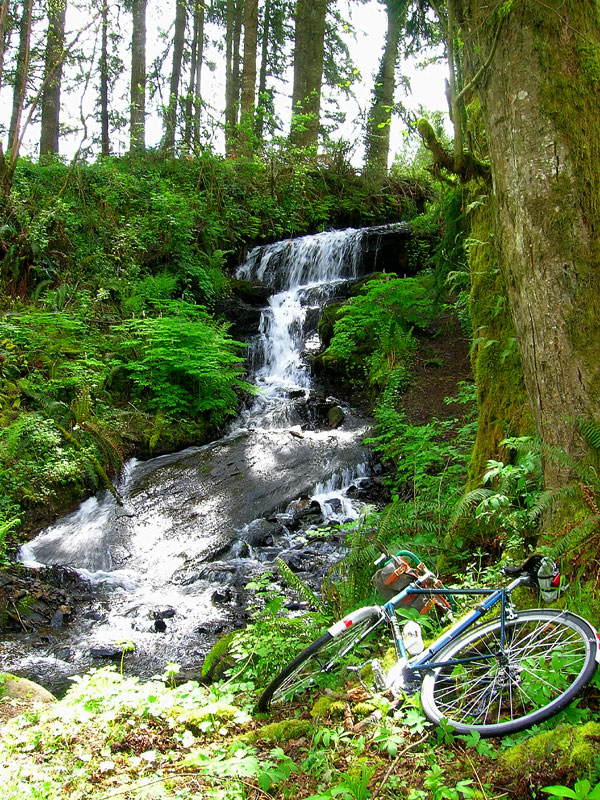 Raleigh Wyoming - at rest at the waterfall