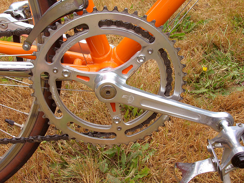 Flandria - Campagnolo Strada Crankset detail