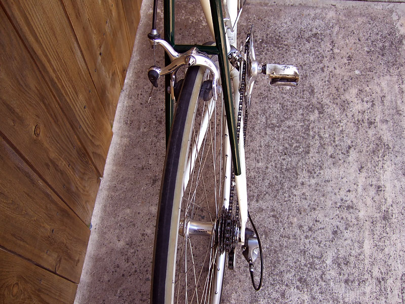 Bridgestone RB-1 - bird's eye view of rear brake