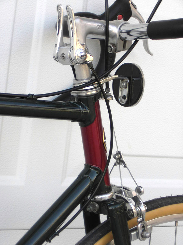 Motobecane - stem shifter & headtube detail