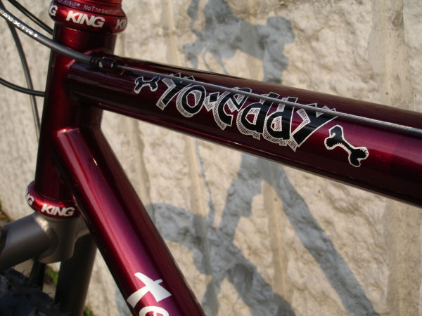 Fat Chance Yo Eddy - top tube and headset