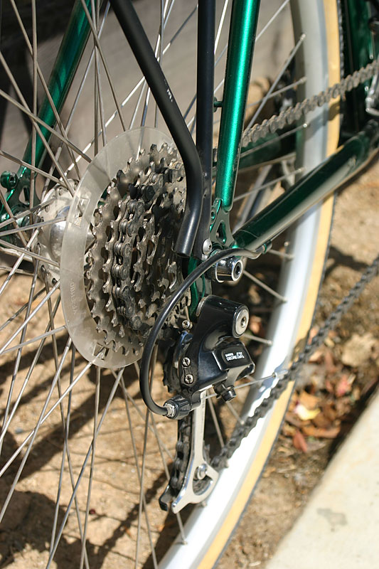 Trek t100 Tandem - drivetrain detail