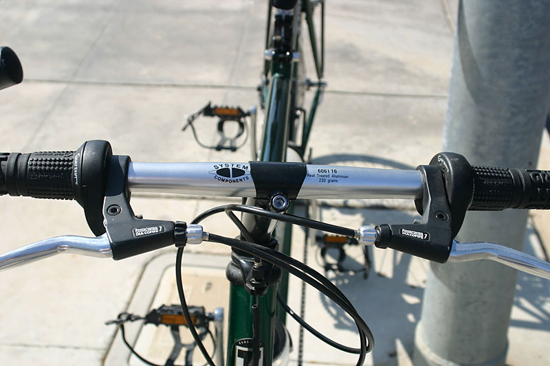 Trek t100 Tandem - head on view