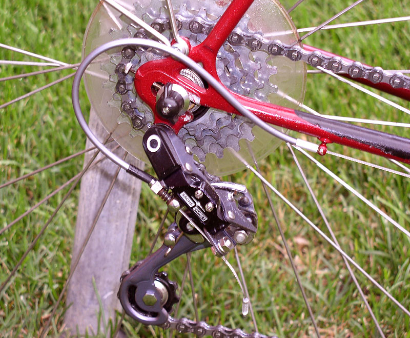 Trek 720 - rear derailleur detail