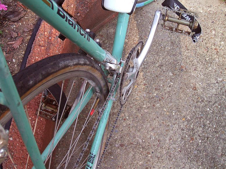 Bianchi Campione D'Italia - tire clearance & drivetrain