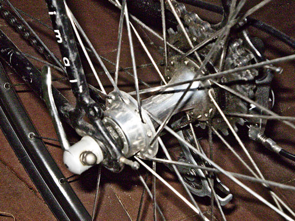 Raleigh Competition - rear hub detail