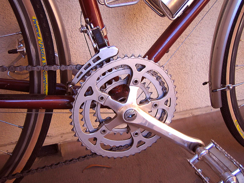 Trek 720 - crankset detail