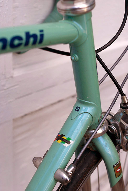 Bianchi EL OS - headtube lug detail