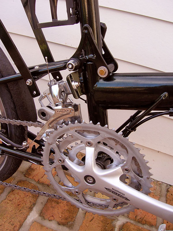 Bike Friday New World Tourer - crankset detail