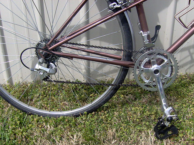 Nishiki Sebring Mixte - drivetrain detail