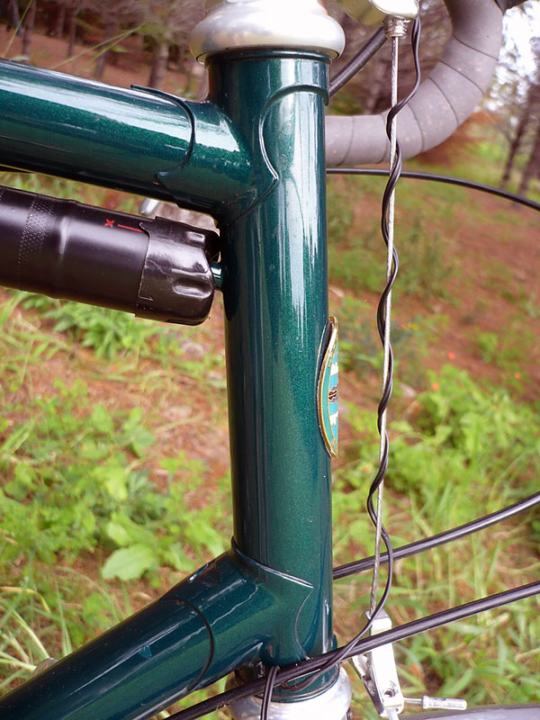 Heron Wayfarer - headtube detail