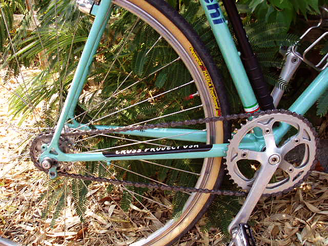 Bianchi Cross - drivetrain detail