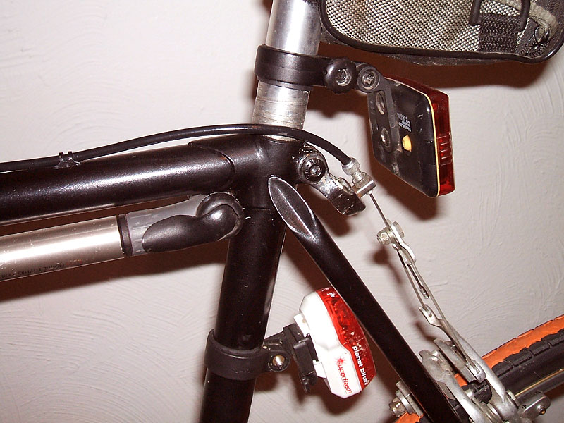 Schwinn Traveller - seat cluster detail