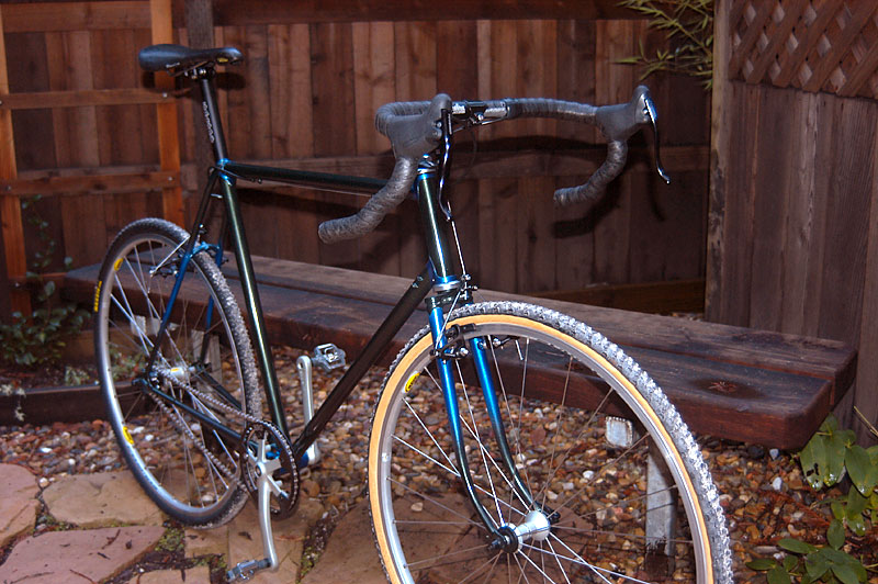 Bob Jackson Single Speed Cross Bike - front quarter view