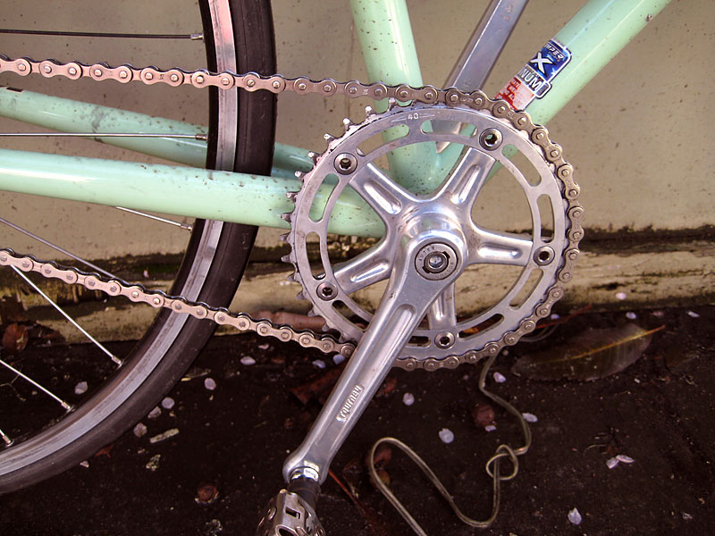 Kelly Knobby-X - crankset detail