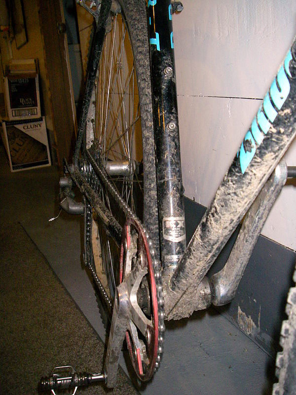 Bridgestone RB-T - downtube and drivetrain