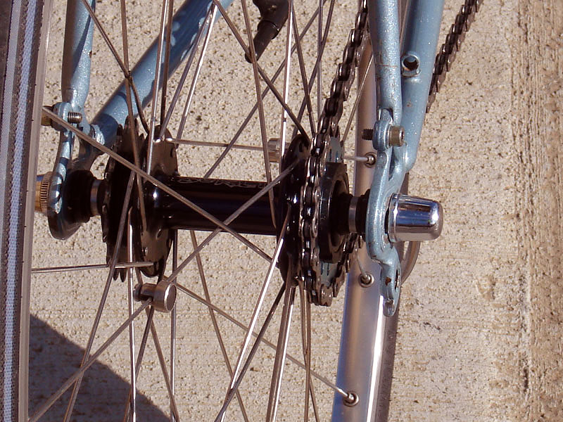 Trek 412 - rear hub detail