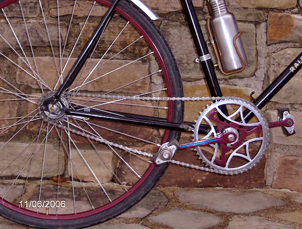 Raleigh Sports Hot Rod - drivetrain detail