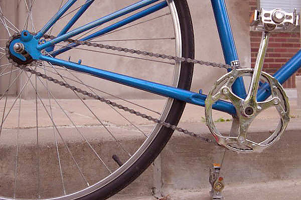 Peugeot Mixte - drivetrain detail