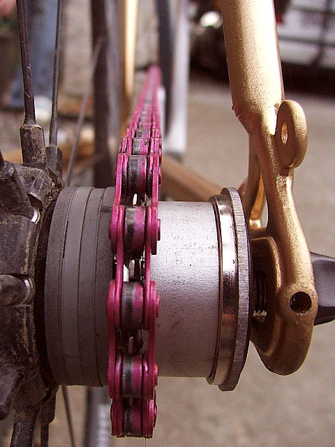 Raleigh - chainline detail