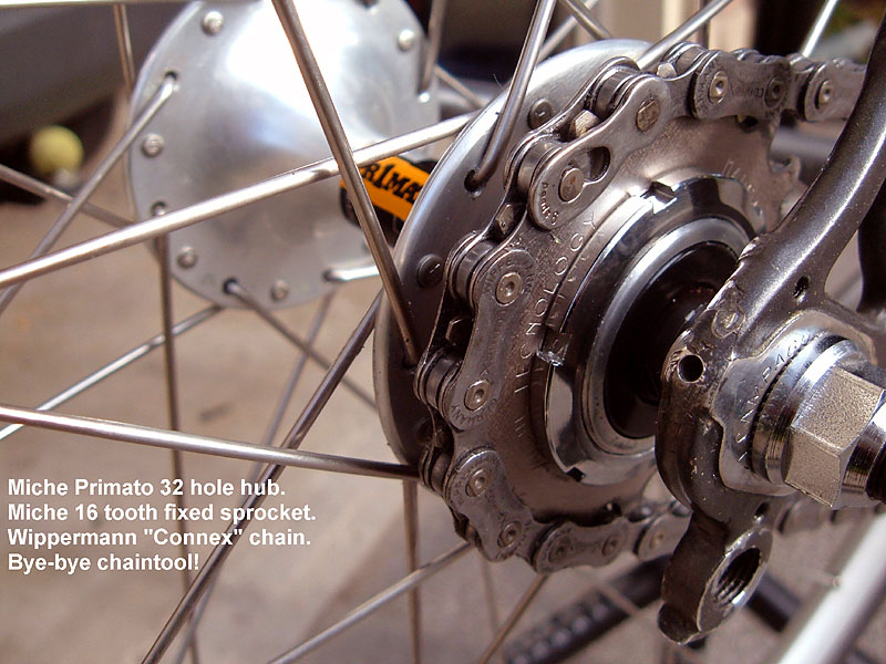 Nishiki Ultimate - rear hub detail