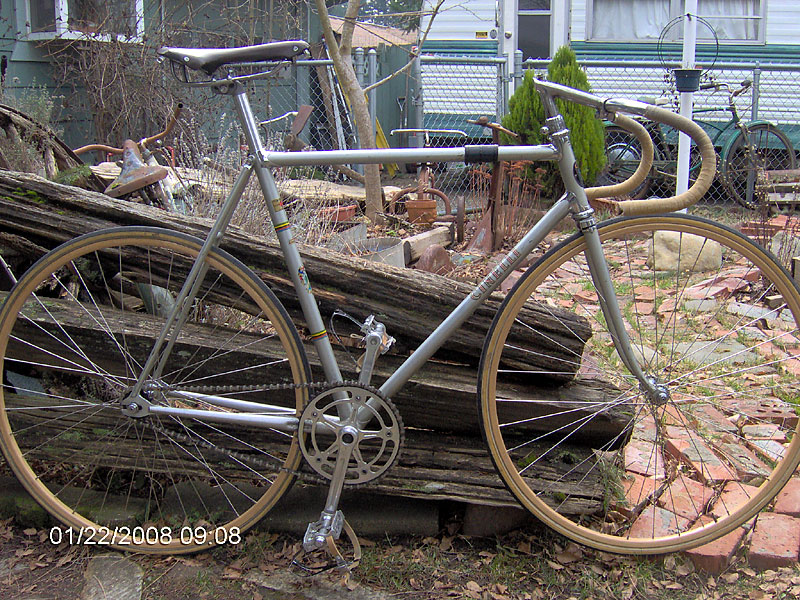 Cinelli Track - among older bikes