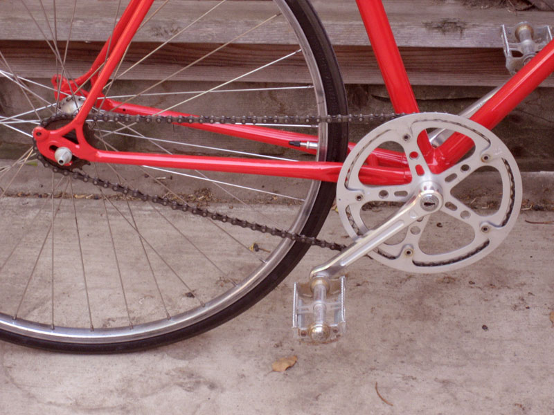 Nishiki Olympic - Drivetrain detail