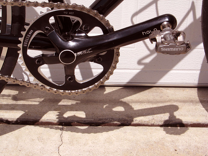 Bill's Singlespeed - crank detail