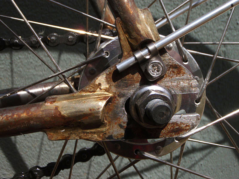 Motobecane - rear dropout detail