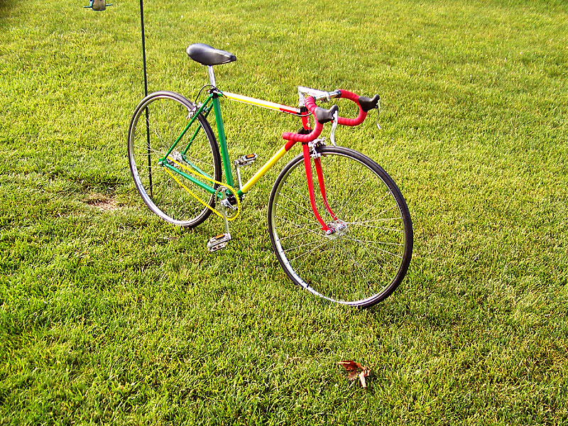 Raleigh Record - front quarter view