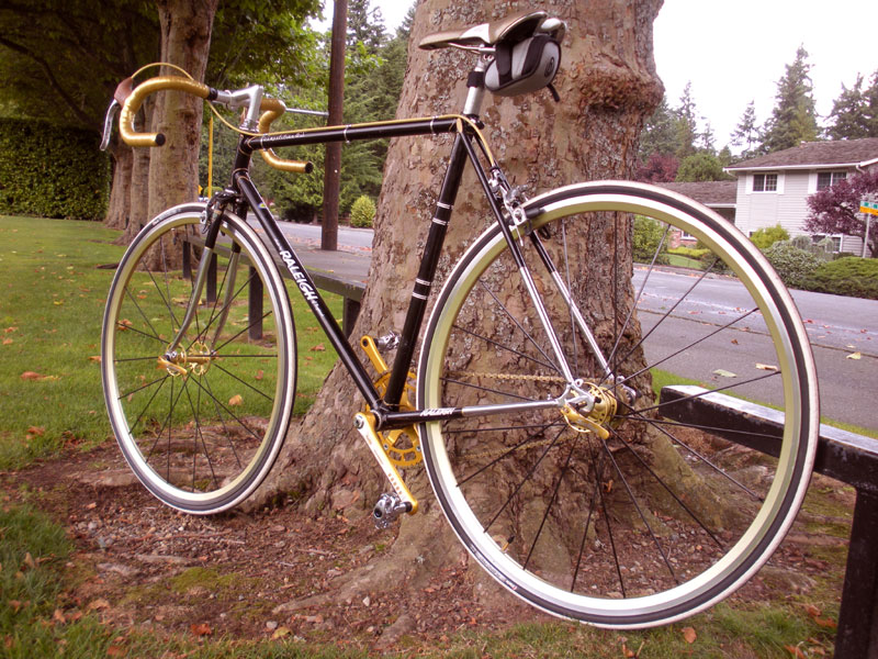 Raleigh Competition GS - rear angle view