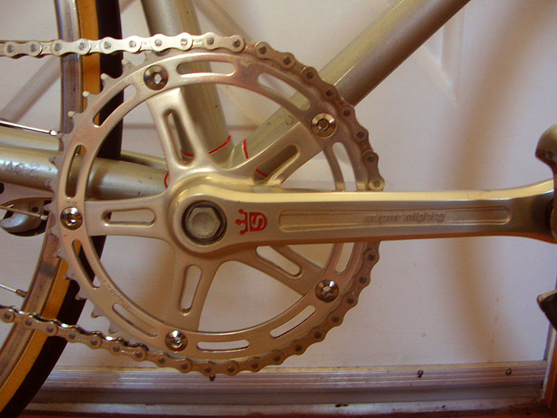 Bob Jackson Track - crankset detail