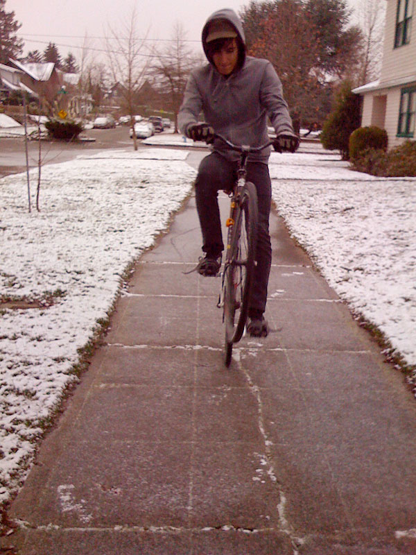 Surly Steamroller - Snowflurry Wheelie Style